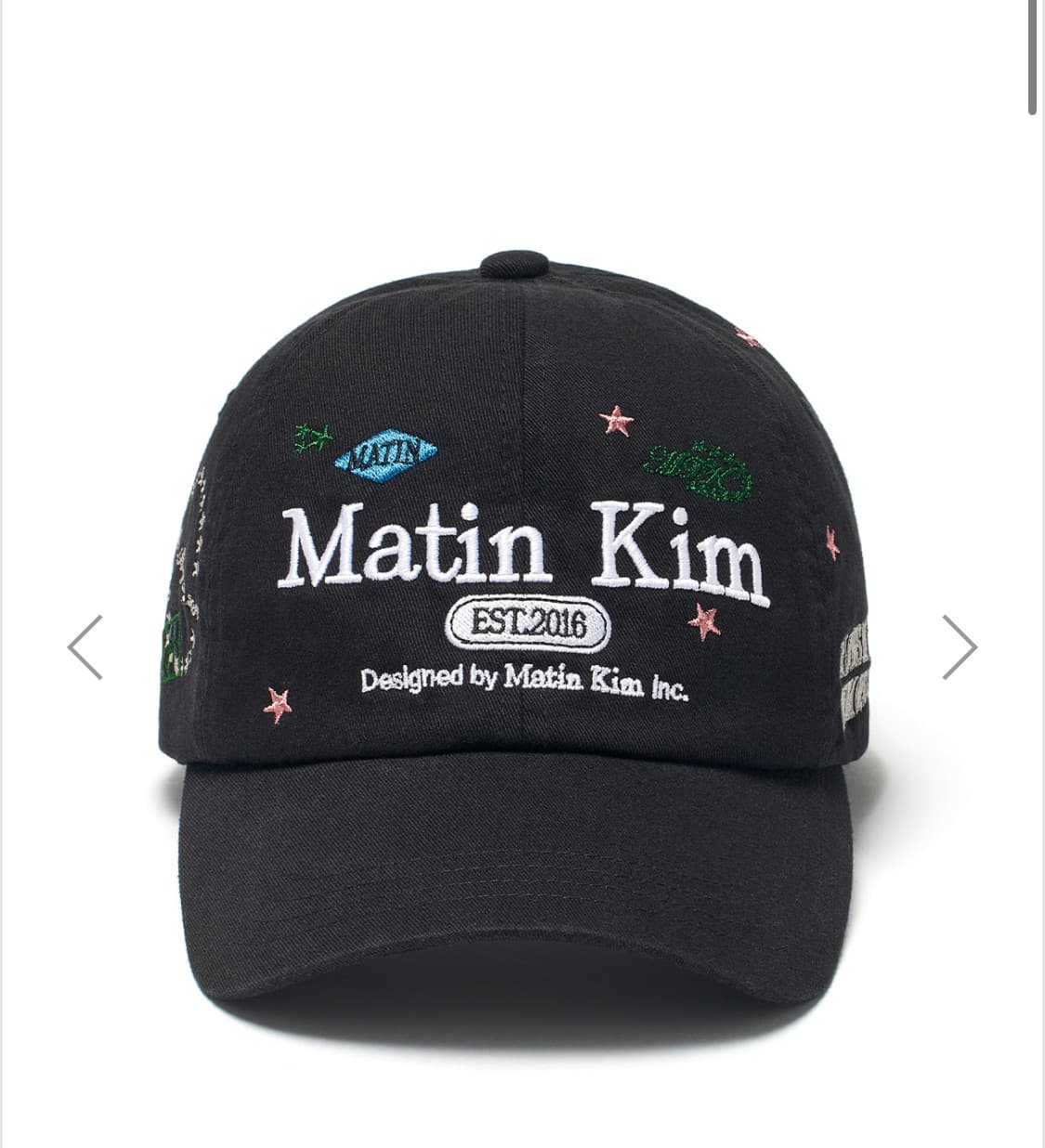 마뗑킴 로고플레이 볼캡 상품이미지1