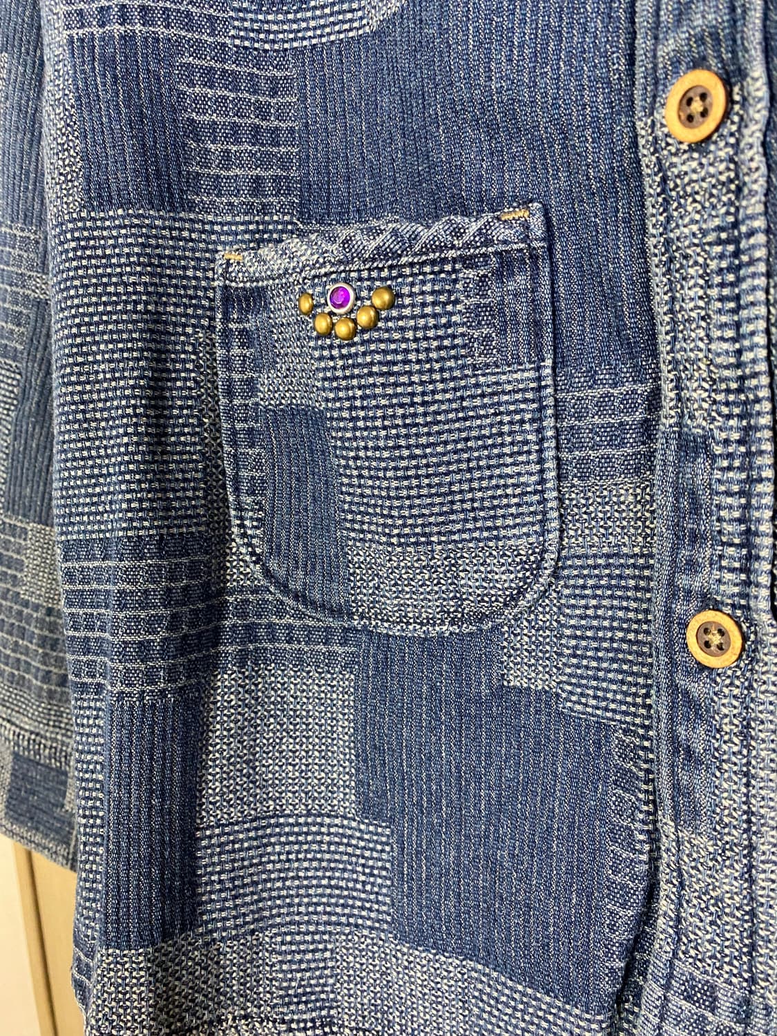 잼스톤 스터드 사시코 셔츠 상품이미지7