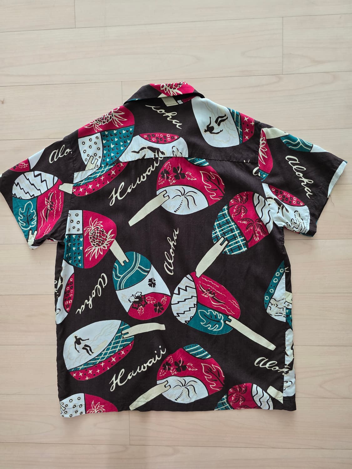 IOLANI HAWAIIAN 레이온 셔츠  상품이미지2