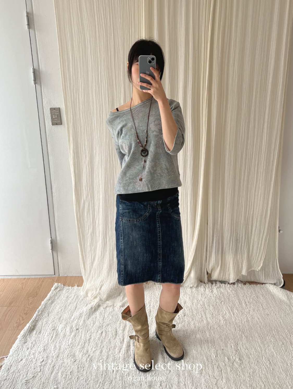 vintage flower sweatshirt top 상품이미지3