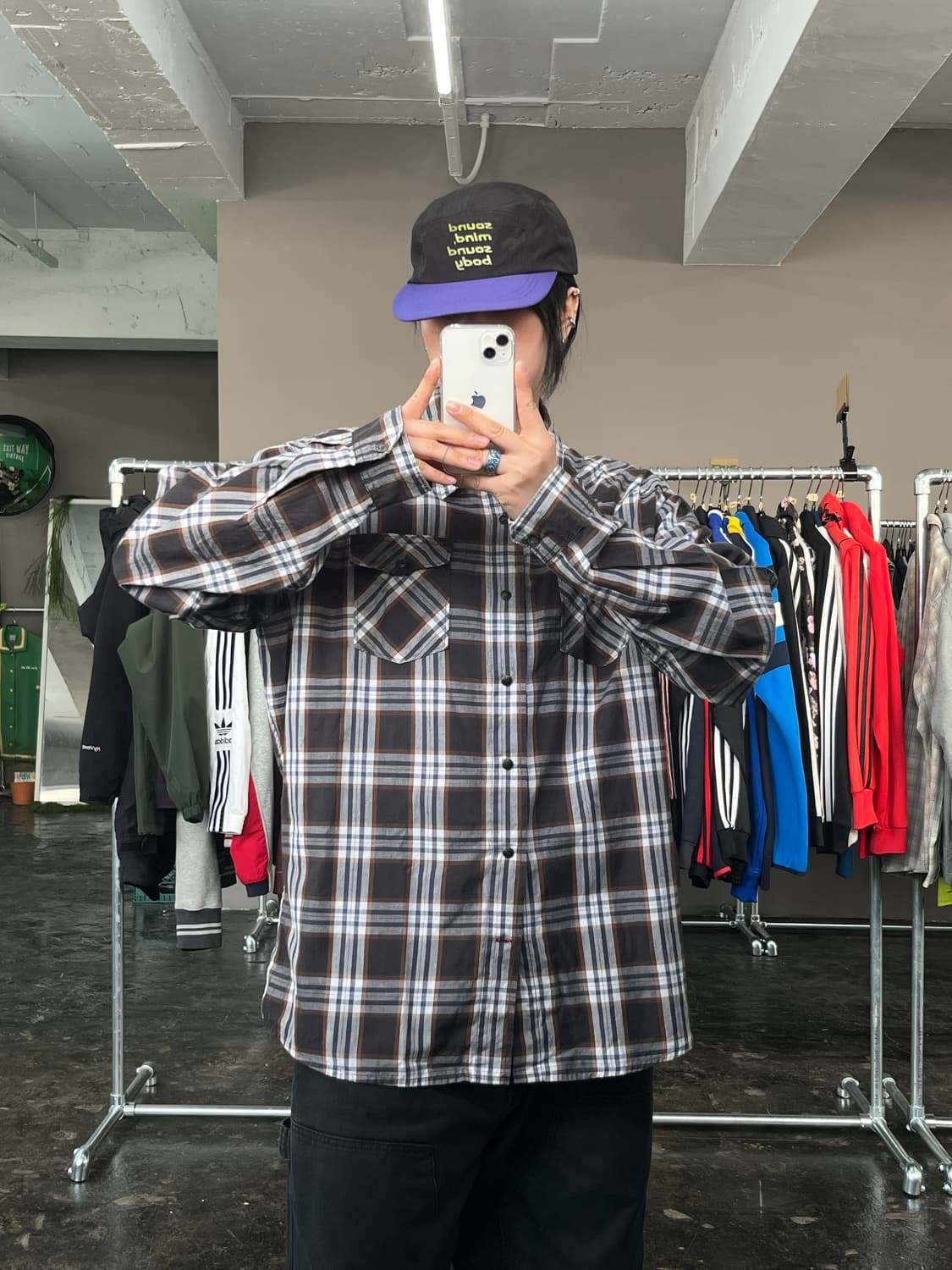 랭글러 웨스턴 체크 셔츠  상품이미지1