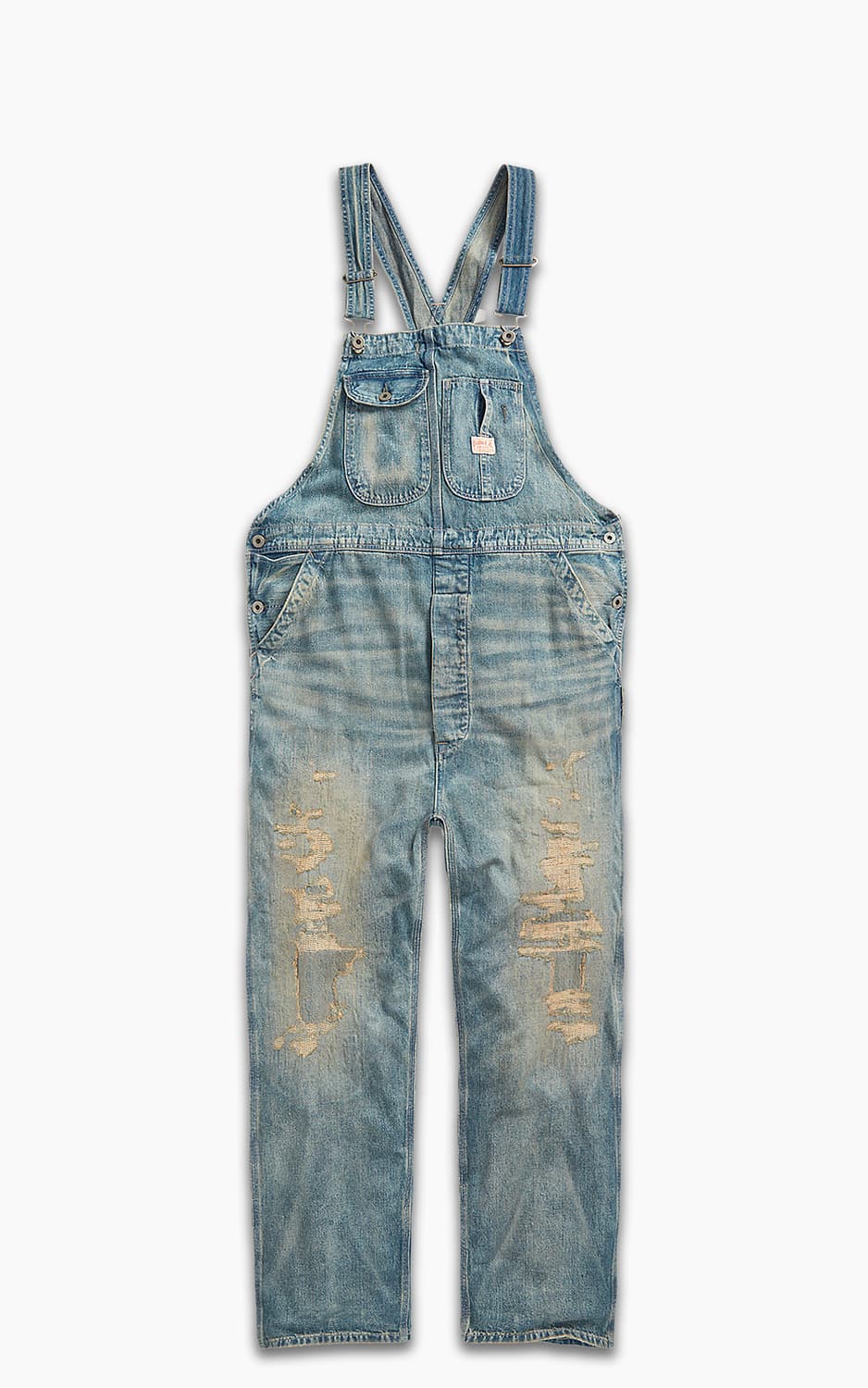 RRL 리페어 웨스콧 데님 오버롤즈 L 상품이미지1