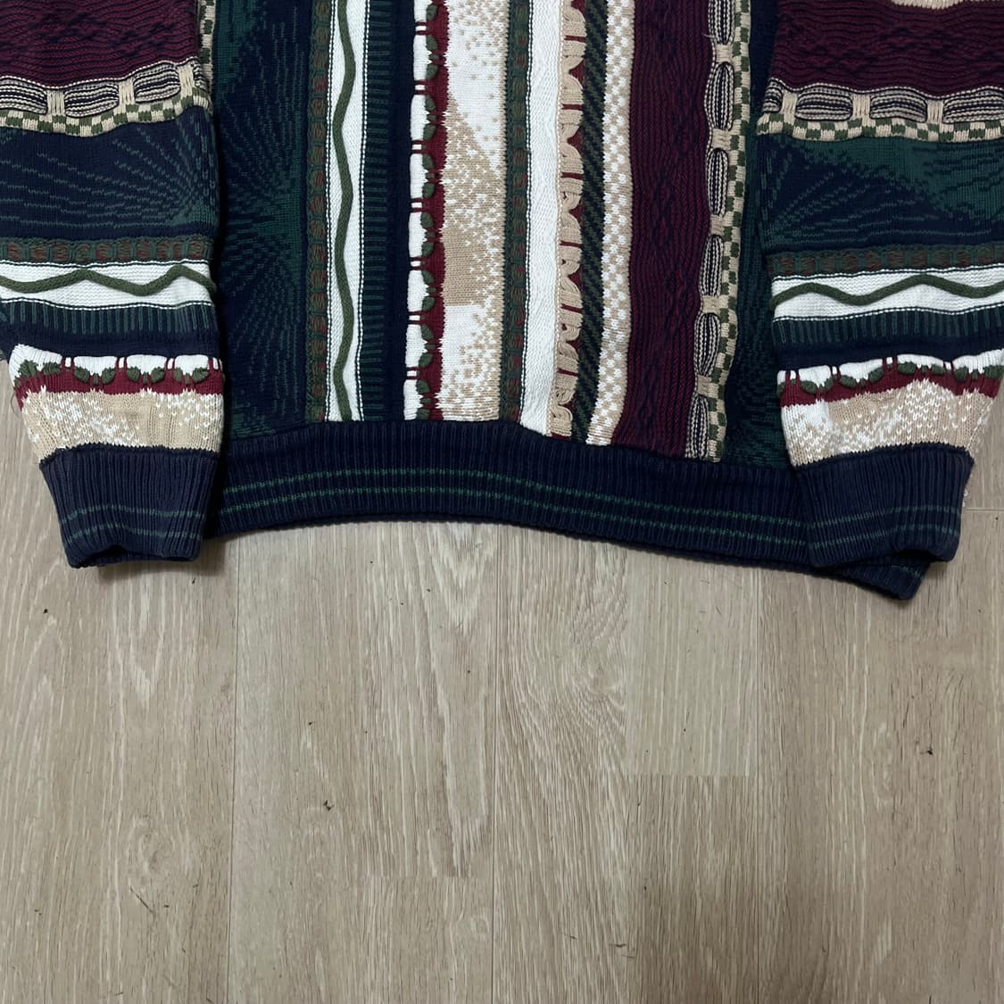 코튼 트레이더스 빈티지 아메카지 패턴 코튼 니트 L(100) 상품이미지6