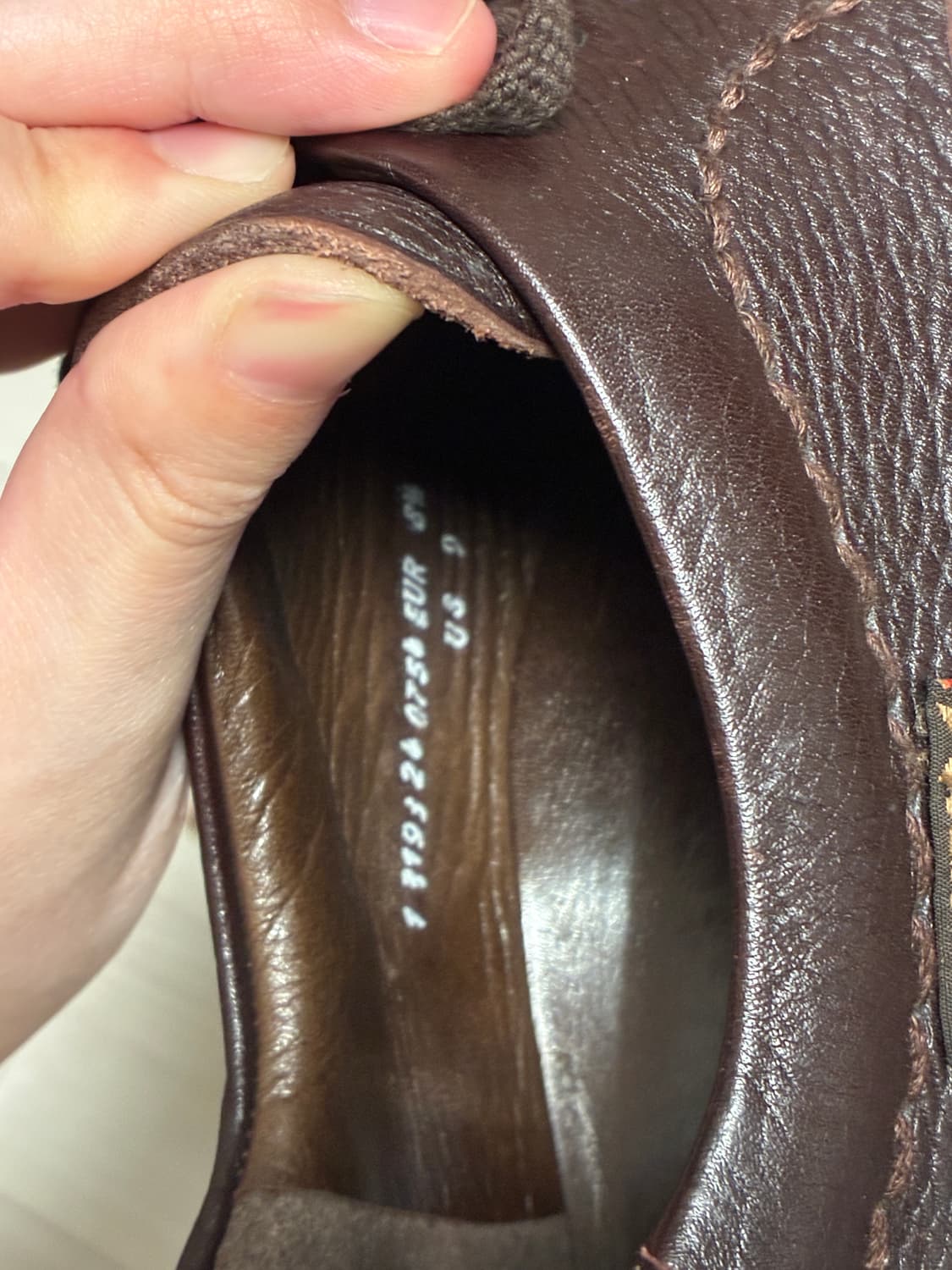 [270] 빈티지 메피스토 신발 다크브라운 상품이미지4