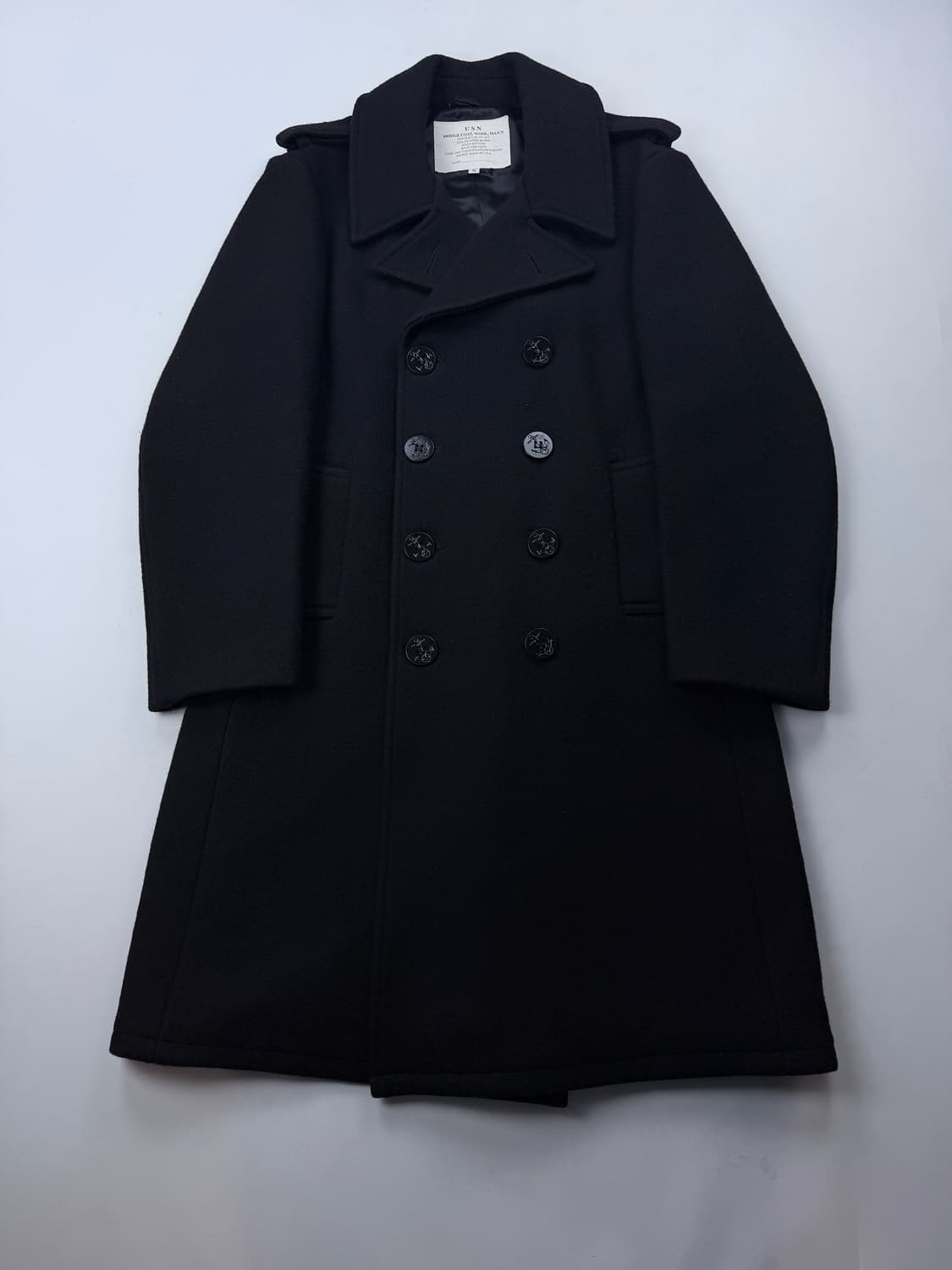 90s 미해군 USN 10버튼 피코트 상품이미지1