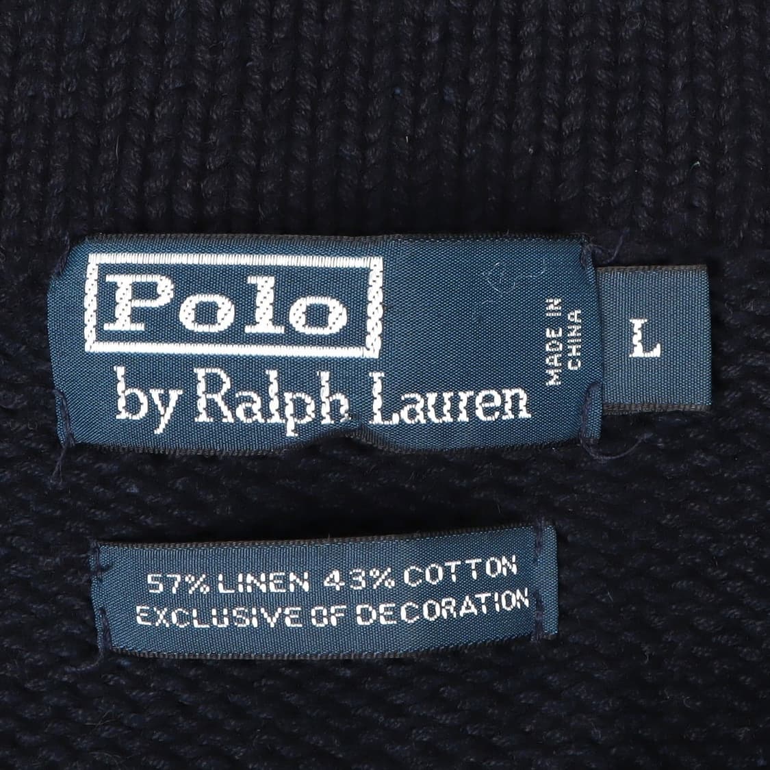 폴로 랄프로렌 RL 린넨 코튼 숄카라 니트 가디건 상품이미지8