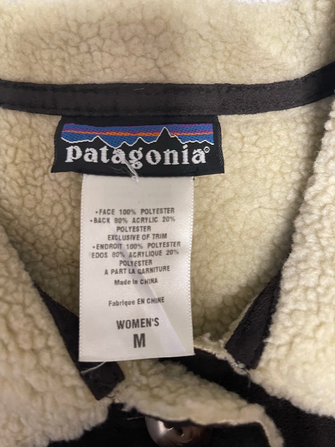 파타고니아 스웨이드 무스탕 자켓 브라운 상품이미지4