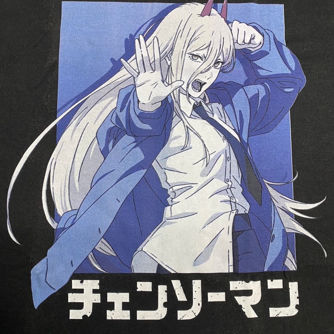 체인소맨 파워 오피셜 애니메이션 티셔츠 상품이미지4