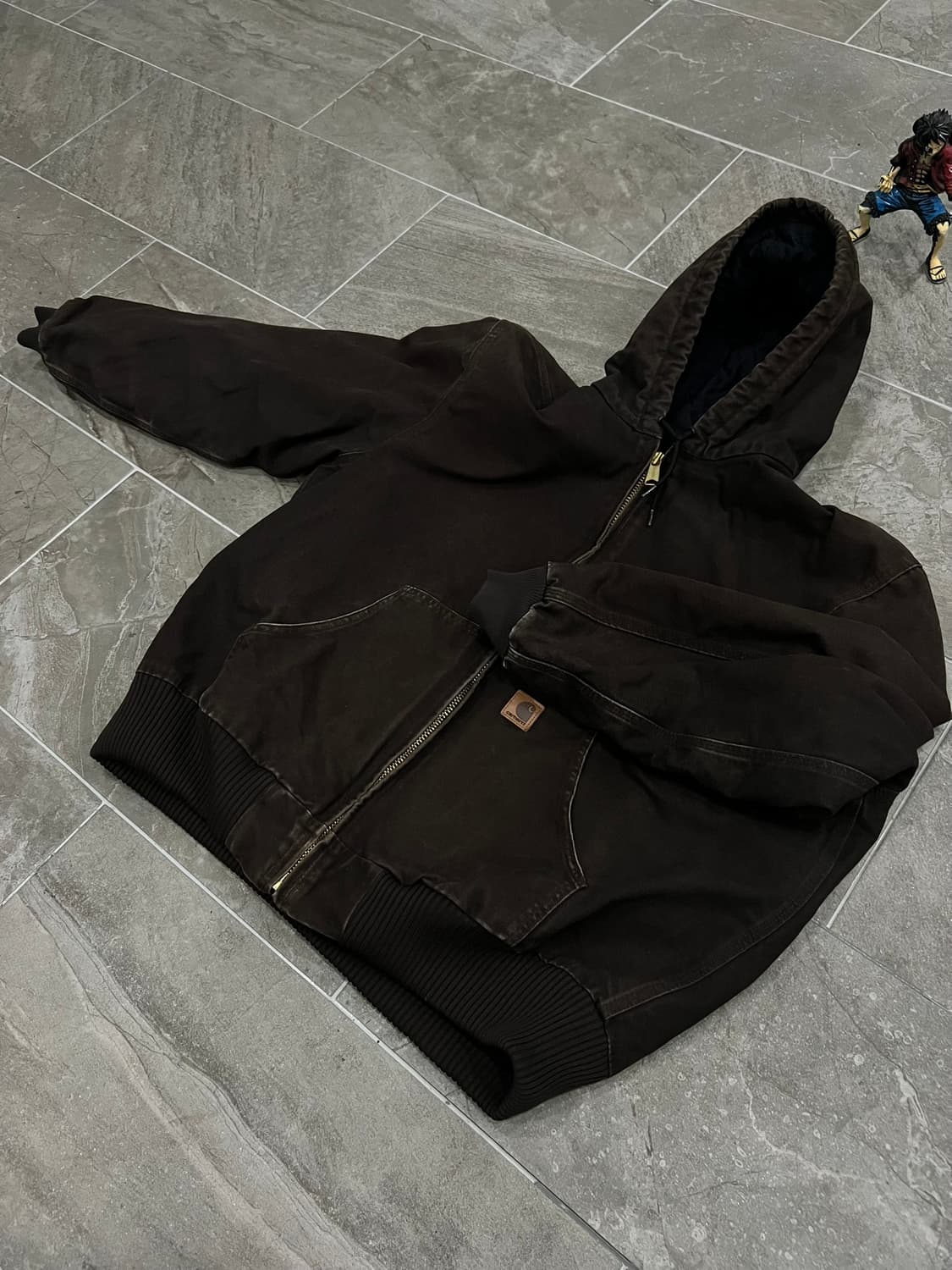 (XL) 칼하트 덕 액티브 후드자켓 J130 DKB 다크브라운 상품이미지8