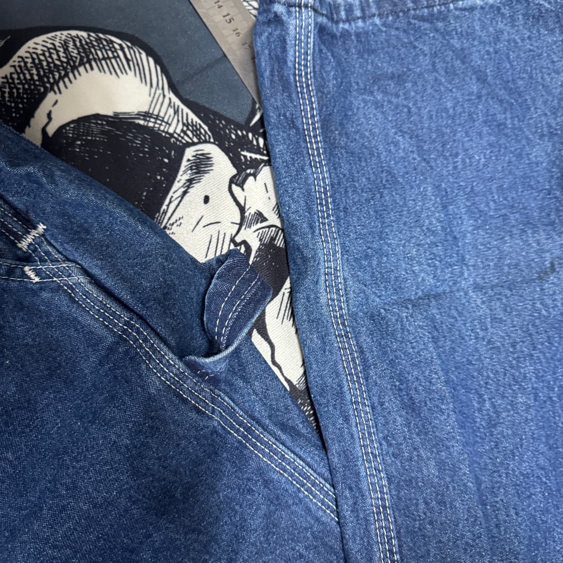 칼하트 오버롤 멜빵바지 30X34 상품이미지6