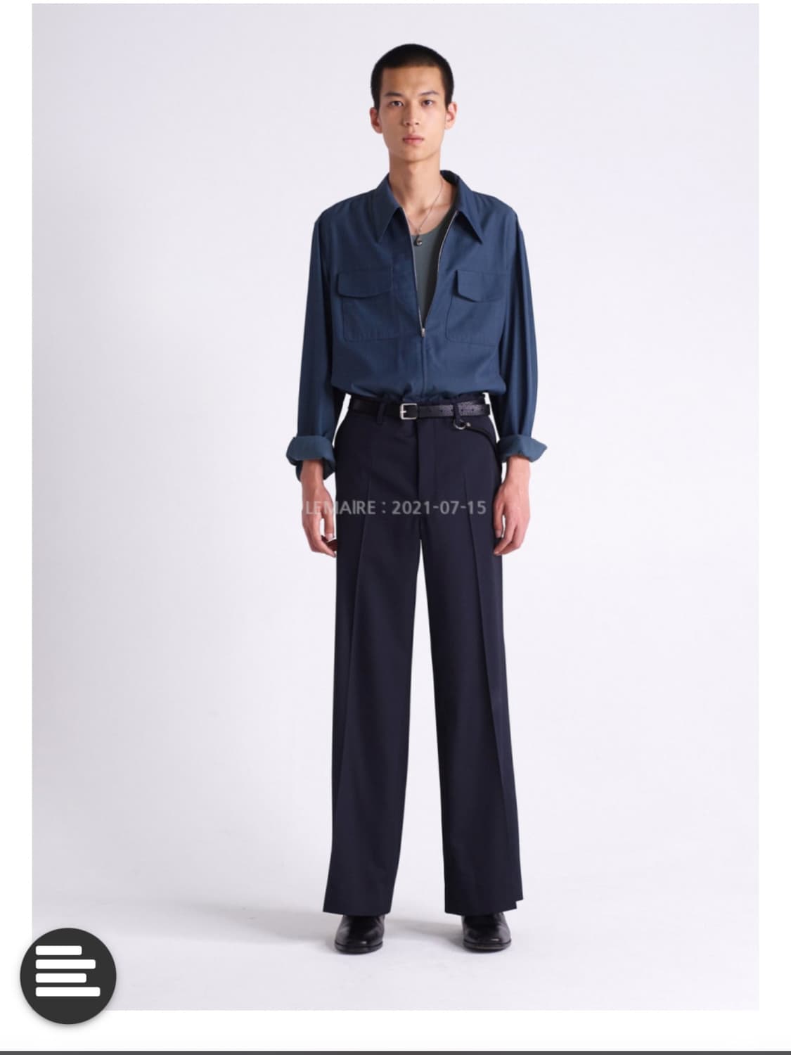 르메르 20ss 터콰이즈 블루종(50사이즈) 상품이미지4