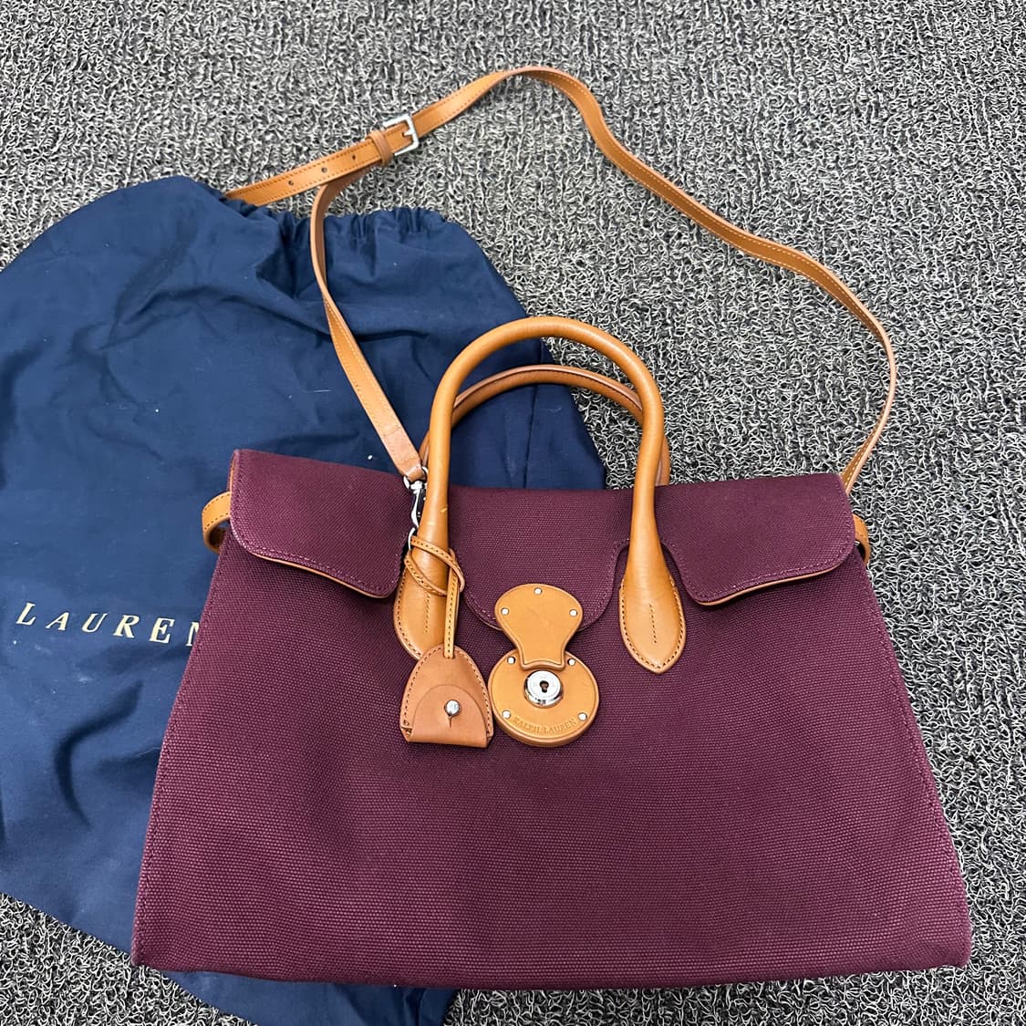 POLO 폴로 랄프로렌 구성품 포함 캔버스 리키백 크로스백 토트백 가방  상품이미지2