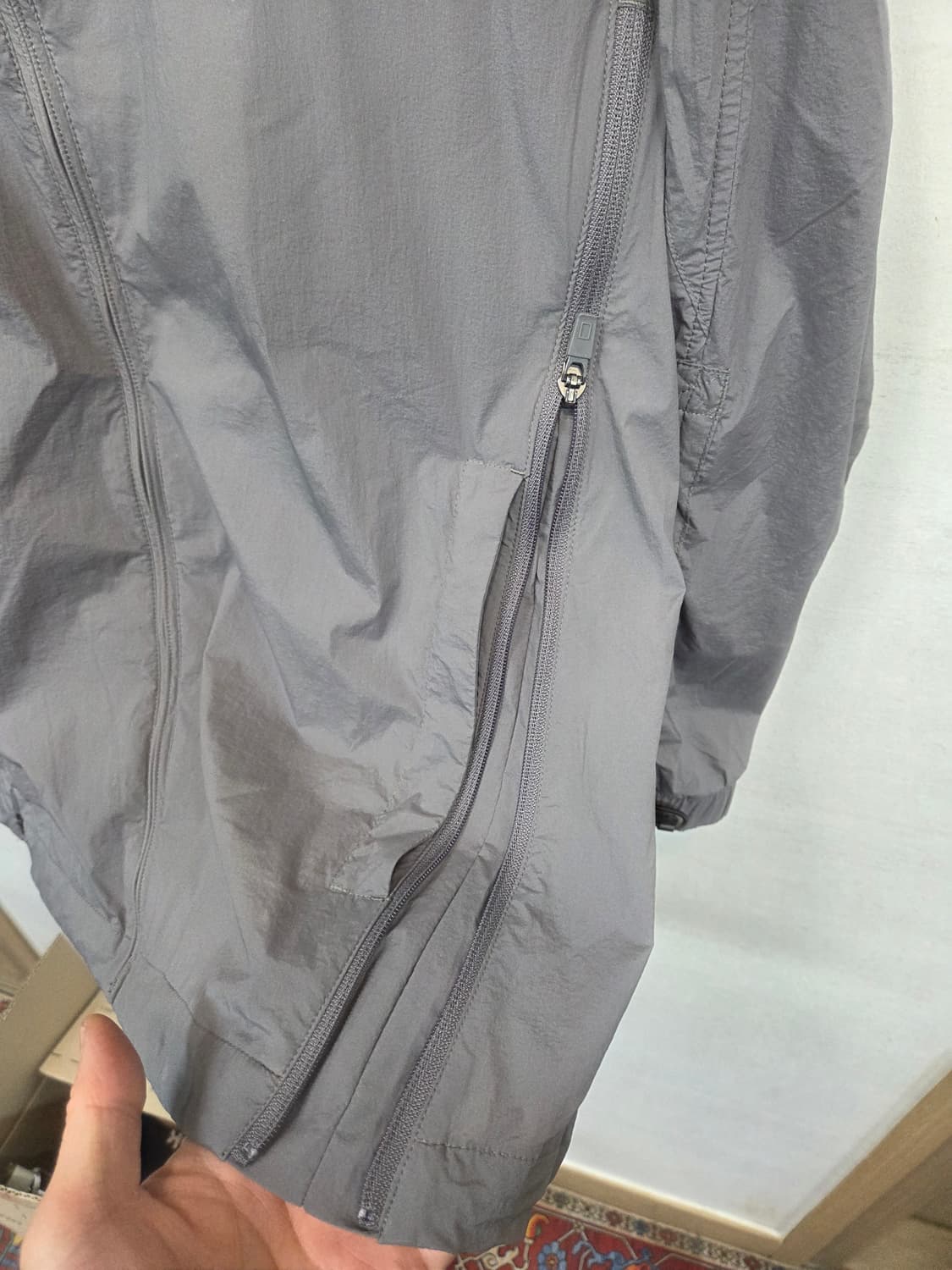 내셔널지오그래픽 펄랙스 벤틸 메쉬 바람막이 후드자켓 xl 상품이미지6