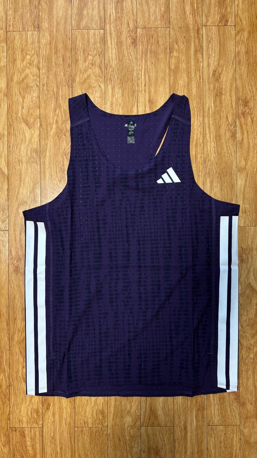 아디다스 아디제로 싱글렛 M 새상품 퍼플 상품이미지1