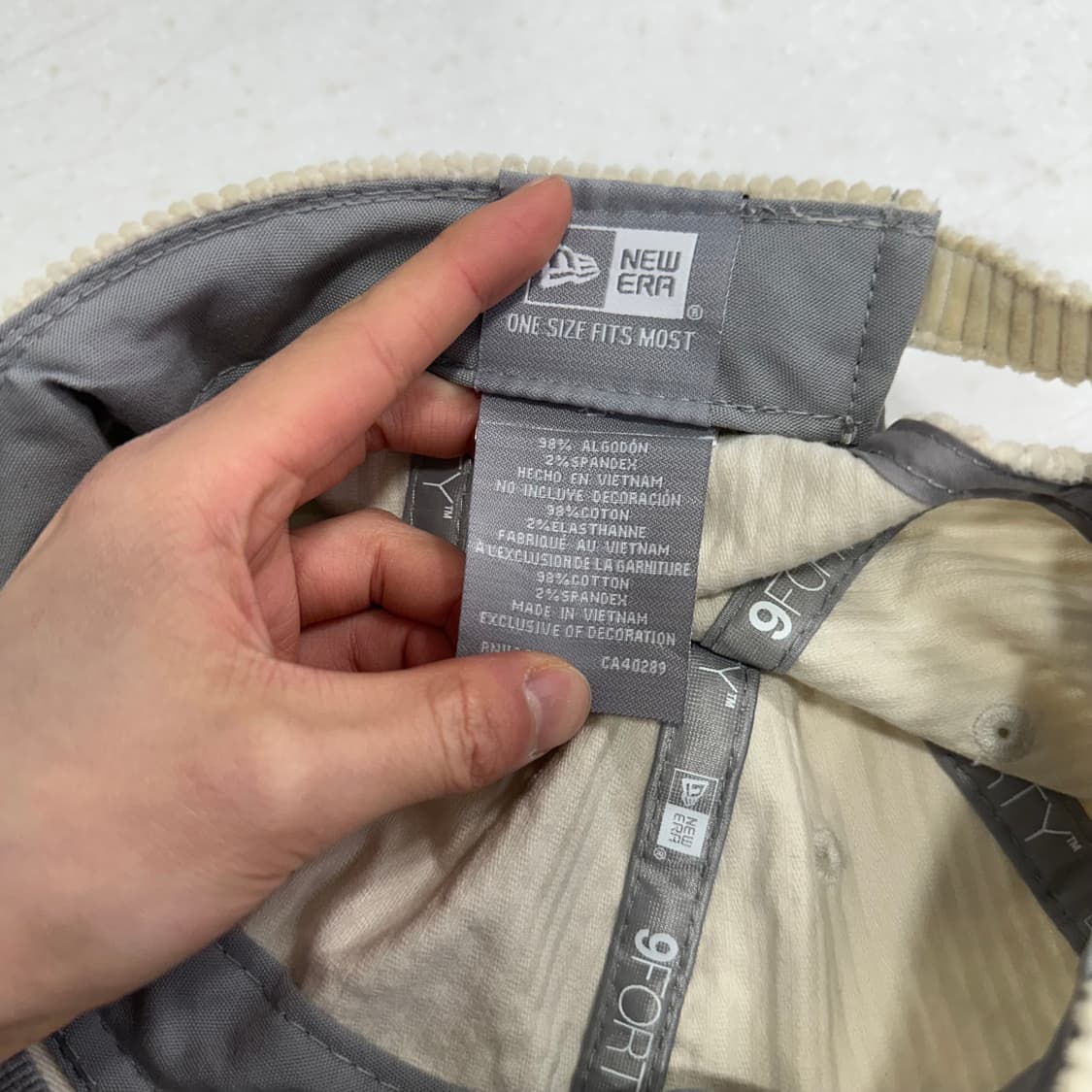 뉴에라 코듀로이 볼캡 상품이미지5