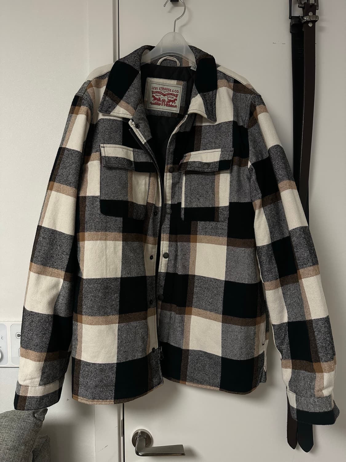 리바이스 코튼 플래드 셔츠자켓 L 상품이미지1