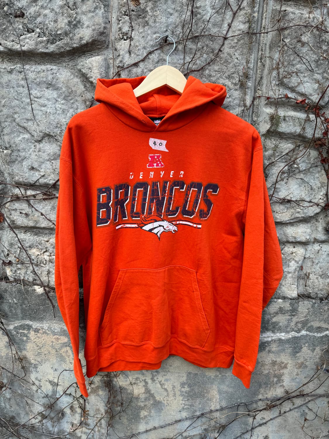 NFL denver 빈티지 프린팅 후디 후드티 L 상품이미지1