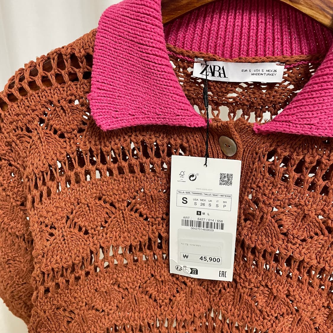 자라 숏크롭 니트 상품이미지3