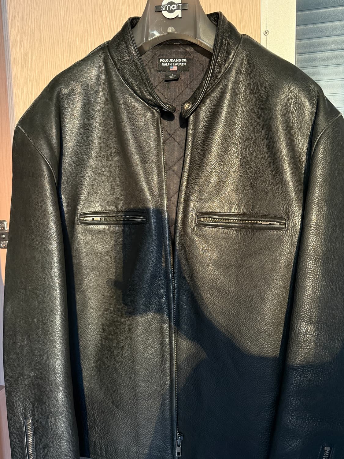 L) 폴로 랄프로렌 레더자켓 소가죽 상품이미지1