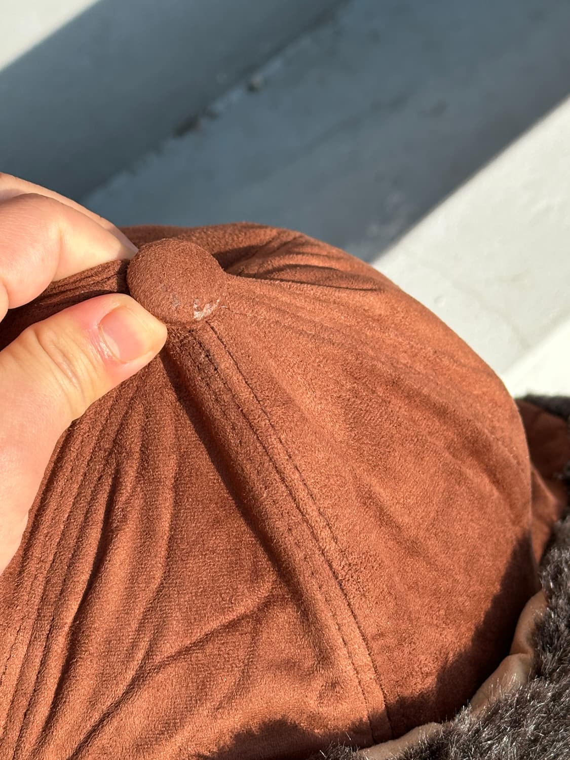 [S-M] 빈티지 스웨이드 트래퍼햇 모자 상품이미지5