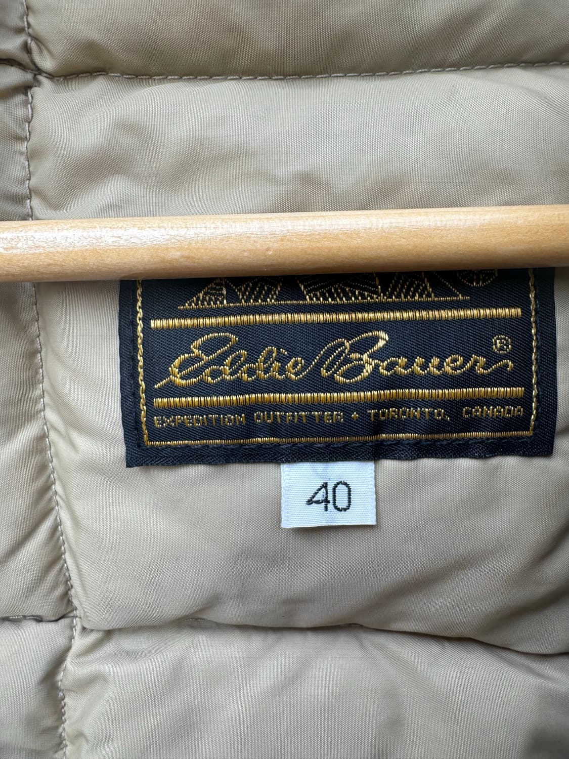 80s 에디바우어 usa 퀄팅 구스 다운 패딩 베스트 조끼 40 상품이미지5