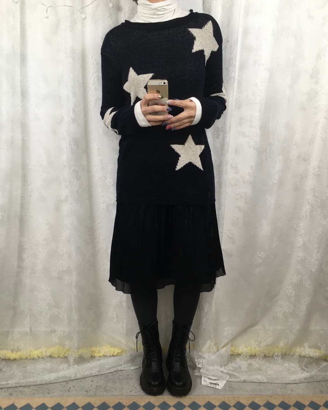 Arnaldo bassini Subtle Glitter Star Knit 상품이미지7