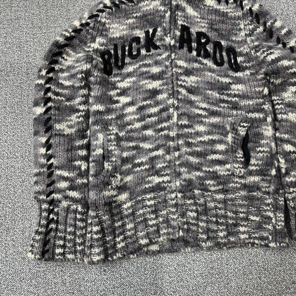 버커루 니트 집업 상품이미지3