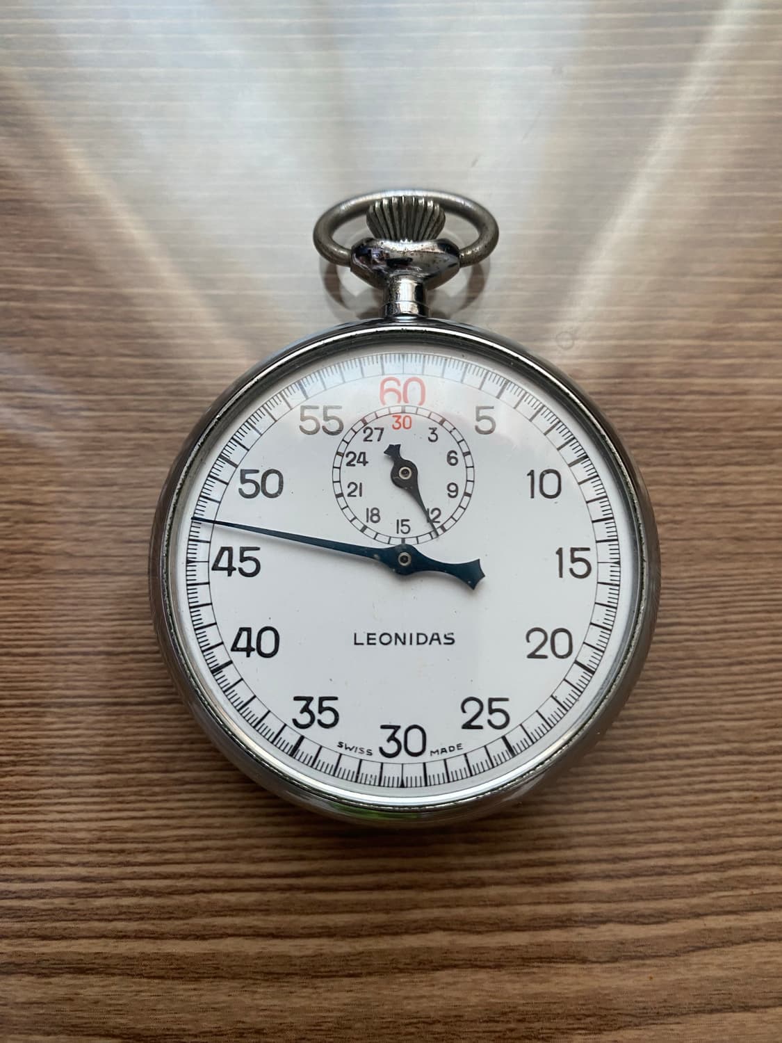 레오니다스(Leonidas) 수동식 스톱워치 회중시계 빈티지시 판매 상품이미지1