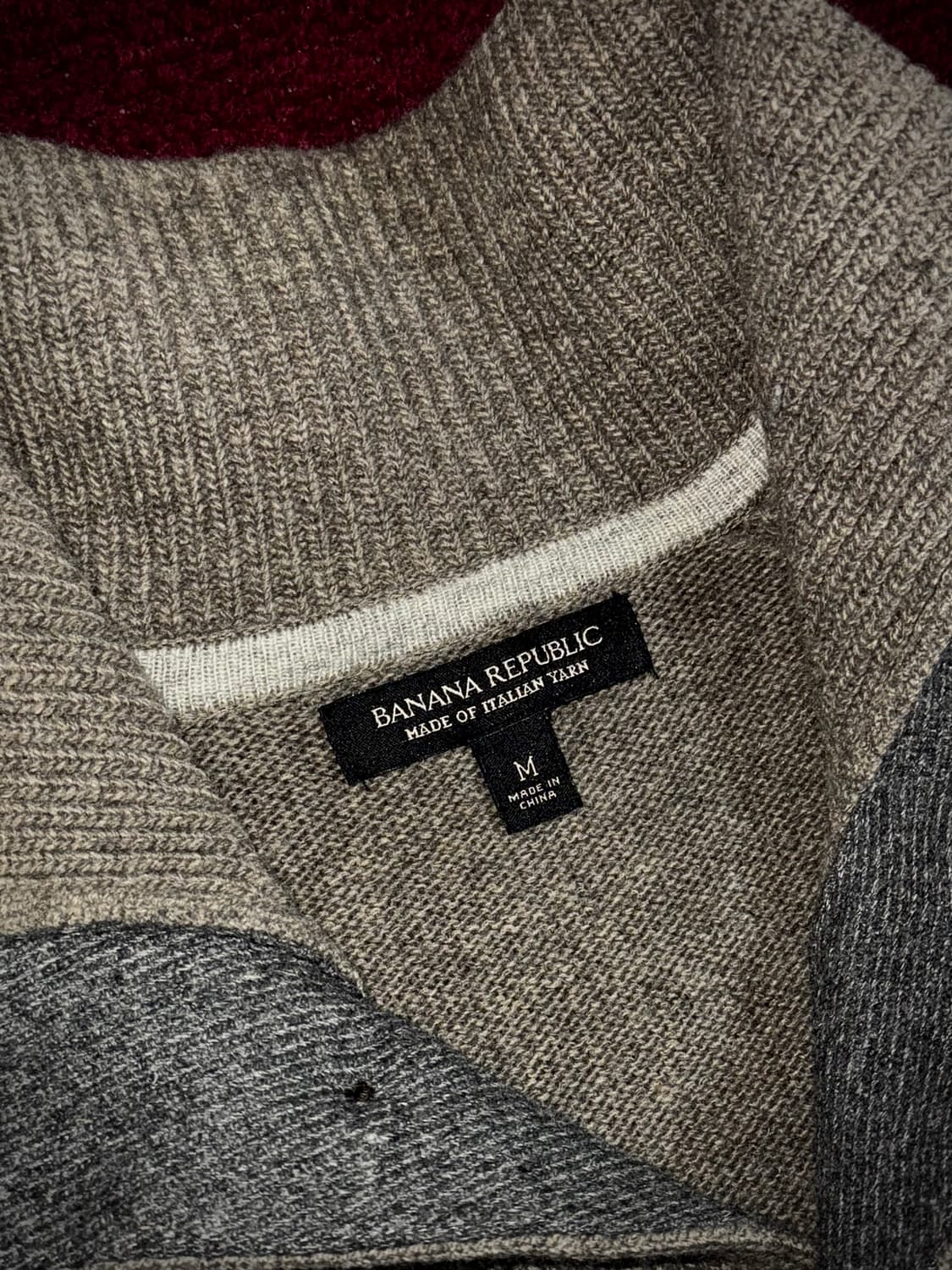 바나나리퍼블릭 메리노울 니트 자켓 M 상품이미지8