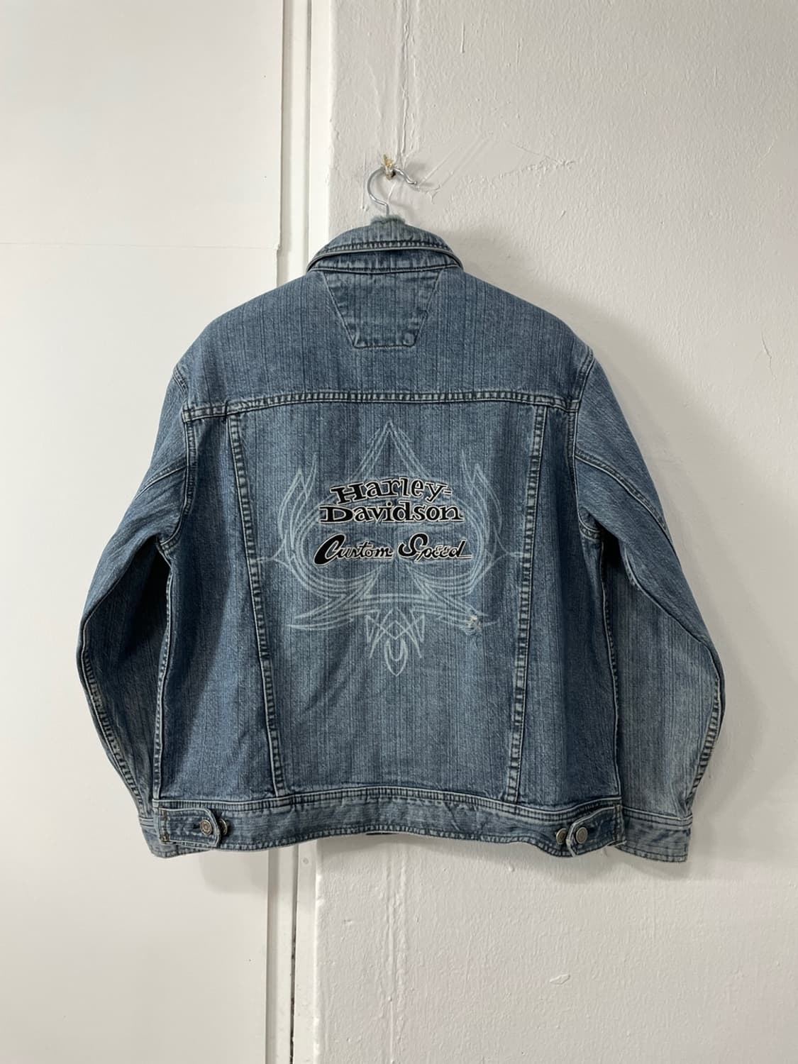 할리 데이비슨 빈티지 데님 자켓 상품이미지1