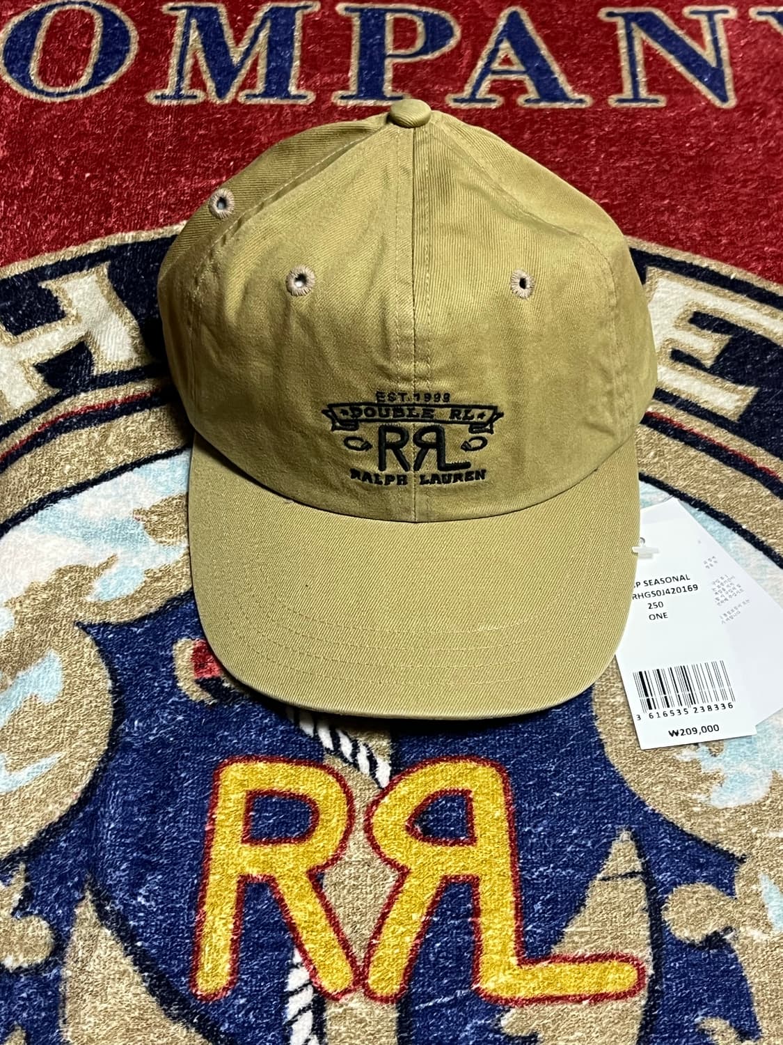 RRL 랜치 로고 트윌 볼캡  상품이미지2