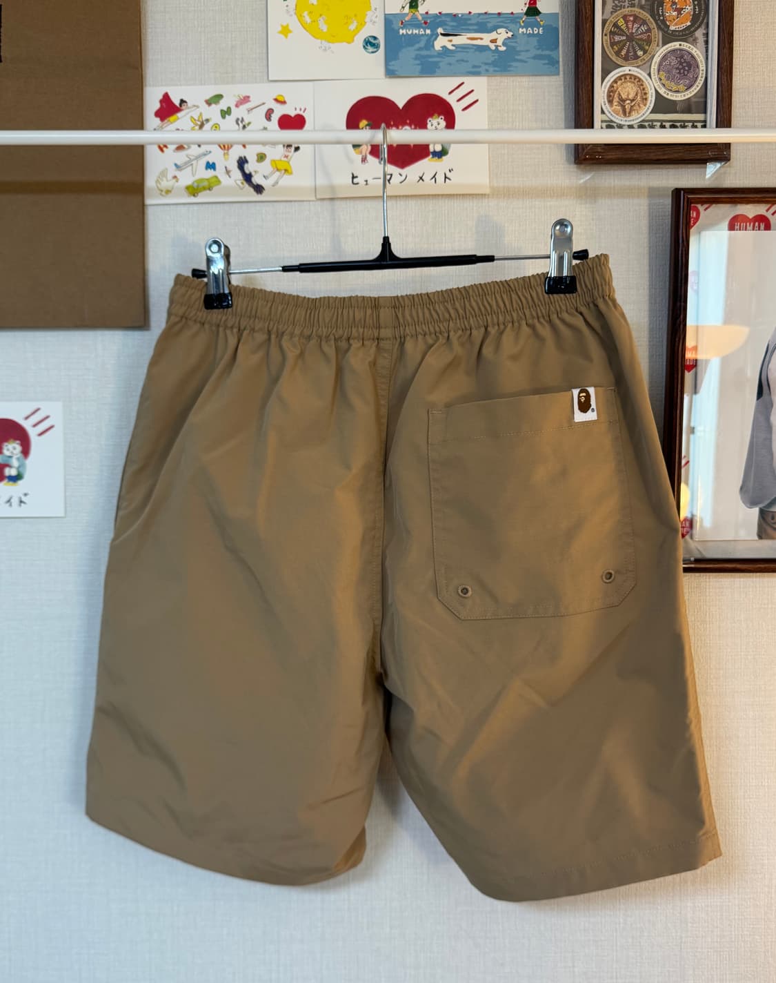 (S)베이프 썸머백 쇼츠 베이지 - 24SS 상품이미지2