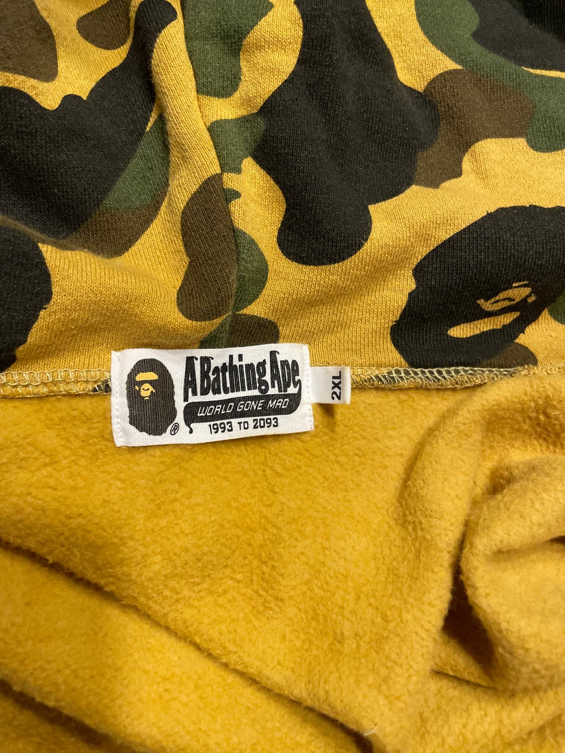 베이프 abc 샤크 후드 황계 XXL 상품이미지7