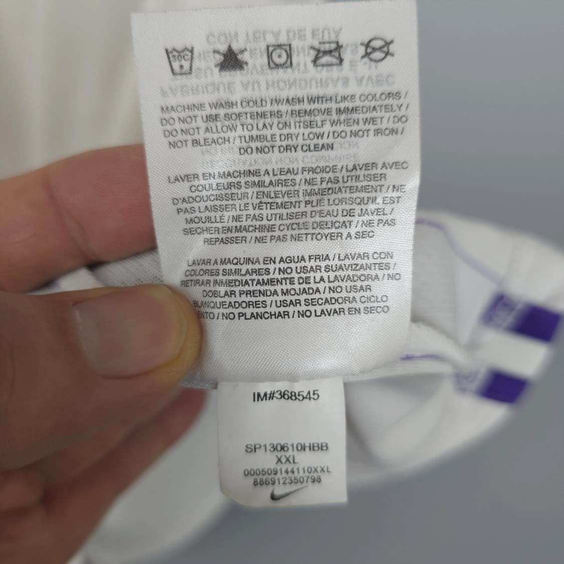 나이키 Nike 팀 슬리브리스 바스켓 저지 XXL 상품이미지7