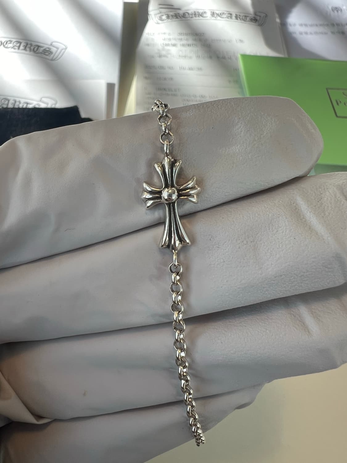 [9인치] 크롬하츠 베이비펫 체인 팔찌 상품이미지3