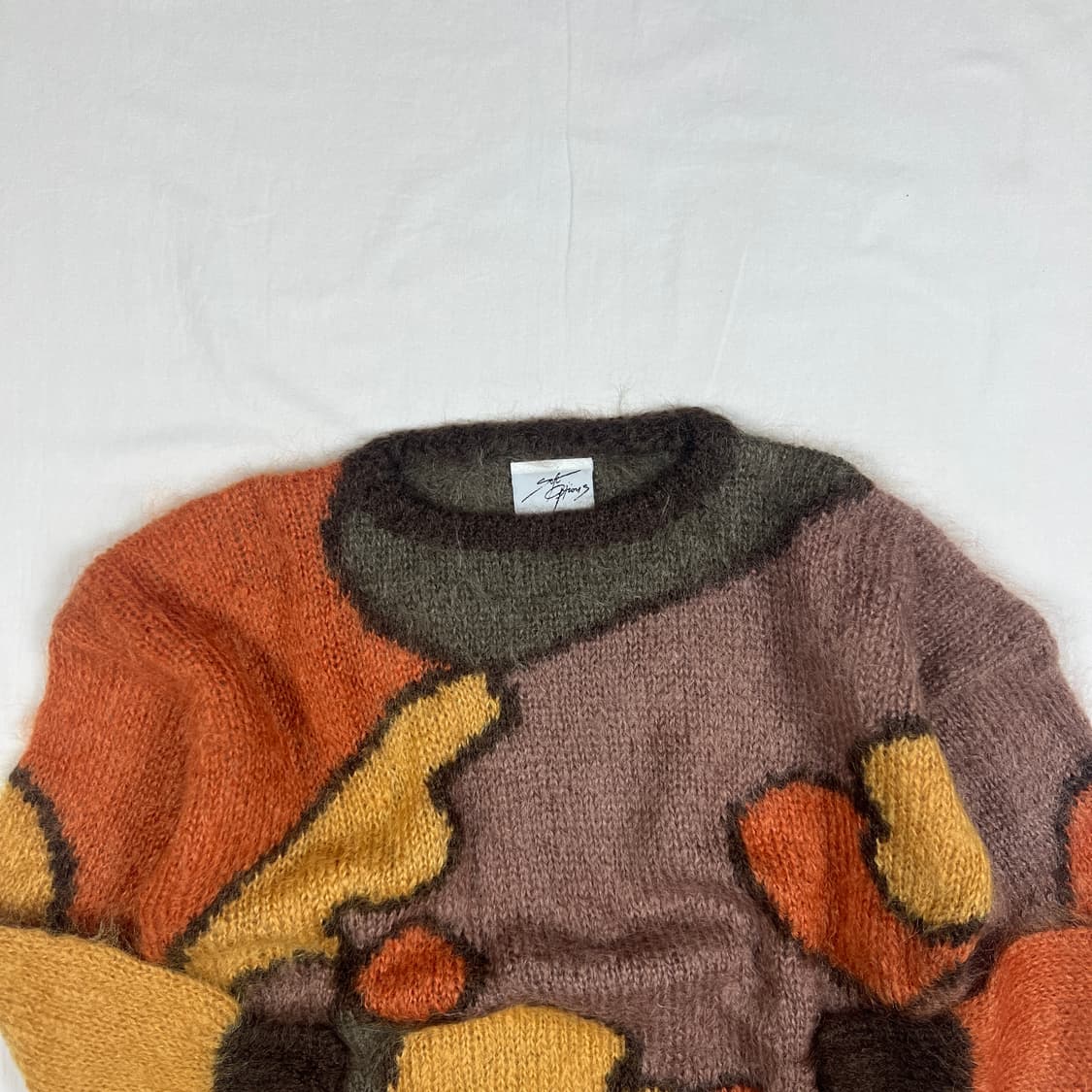 80‘s 빈티지 모헤어 mohair 니트 상품이미지2