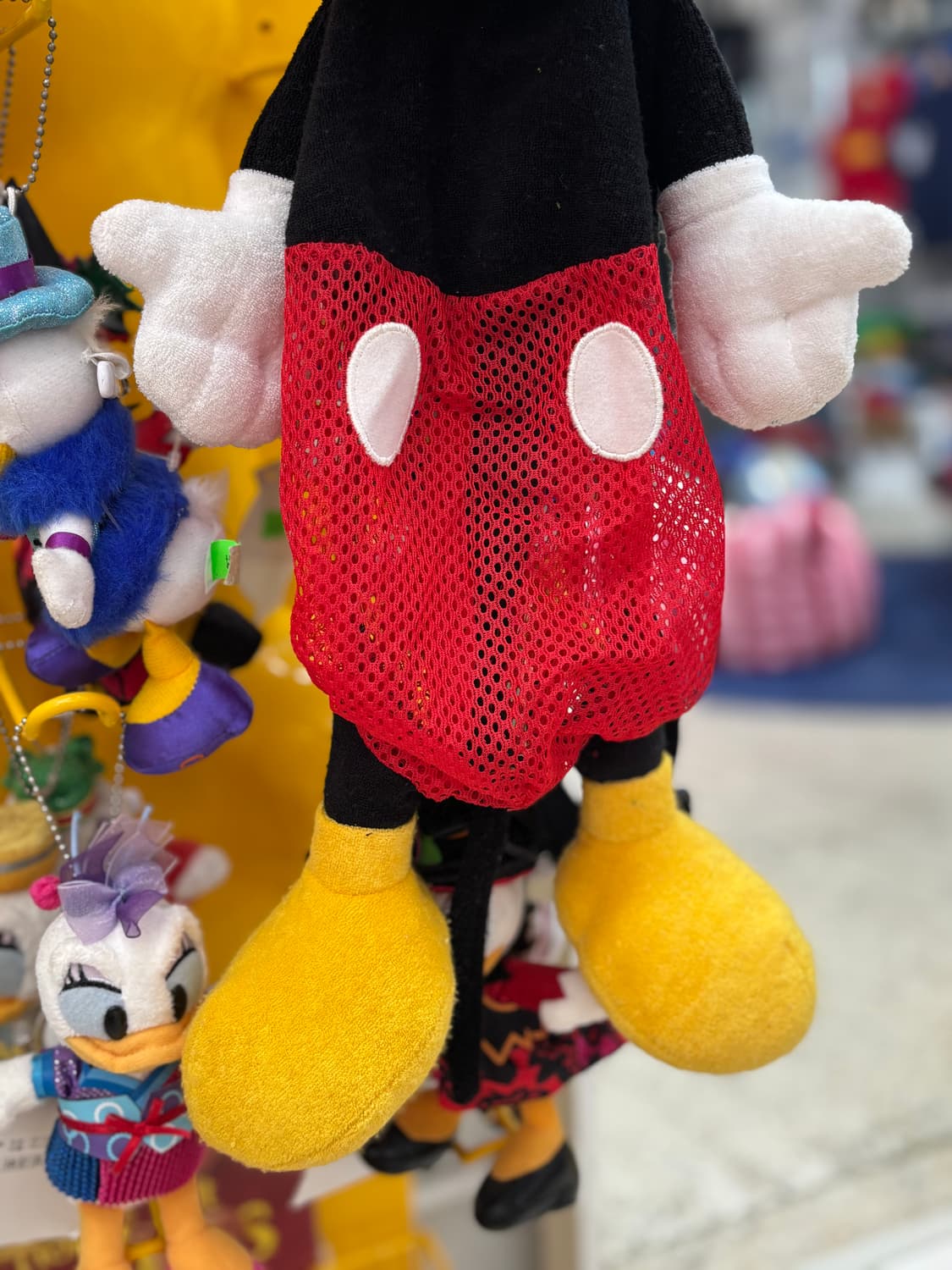 Vintage Mickey Mouse Mesh Backpack 상품이미지4