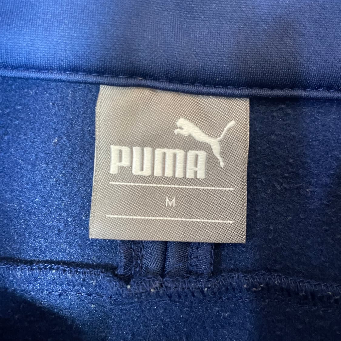 푸마 네이비그레이 안감기모 져지 트랙탑 M 상품이미지4
