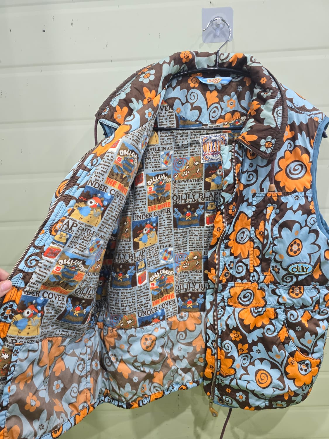 OLLY 플라워 패턴 여성 패딩 조끼 상품이미지8