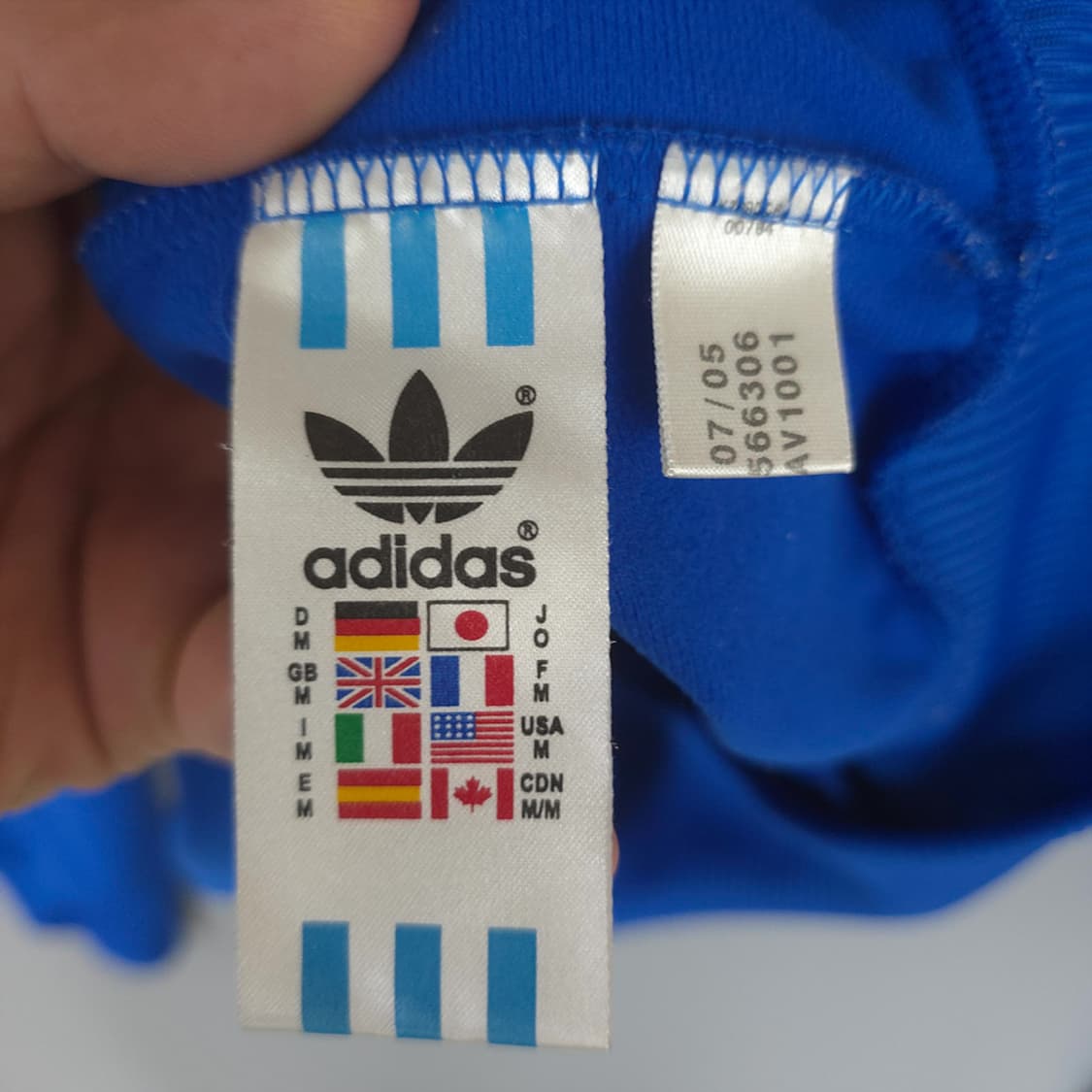 남성용 아디다스 adidas 삼선 배색 트랙탑 M 상품이미지7