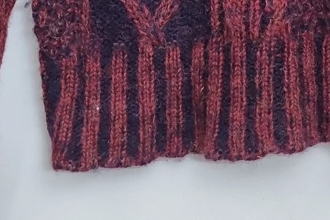 COEN DAILY CLOTHING 빈티지 와인 니트  상품이미지5