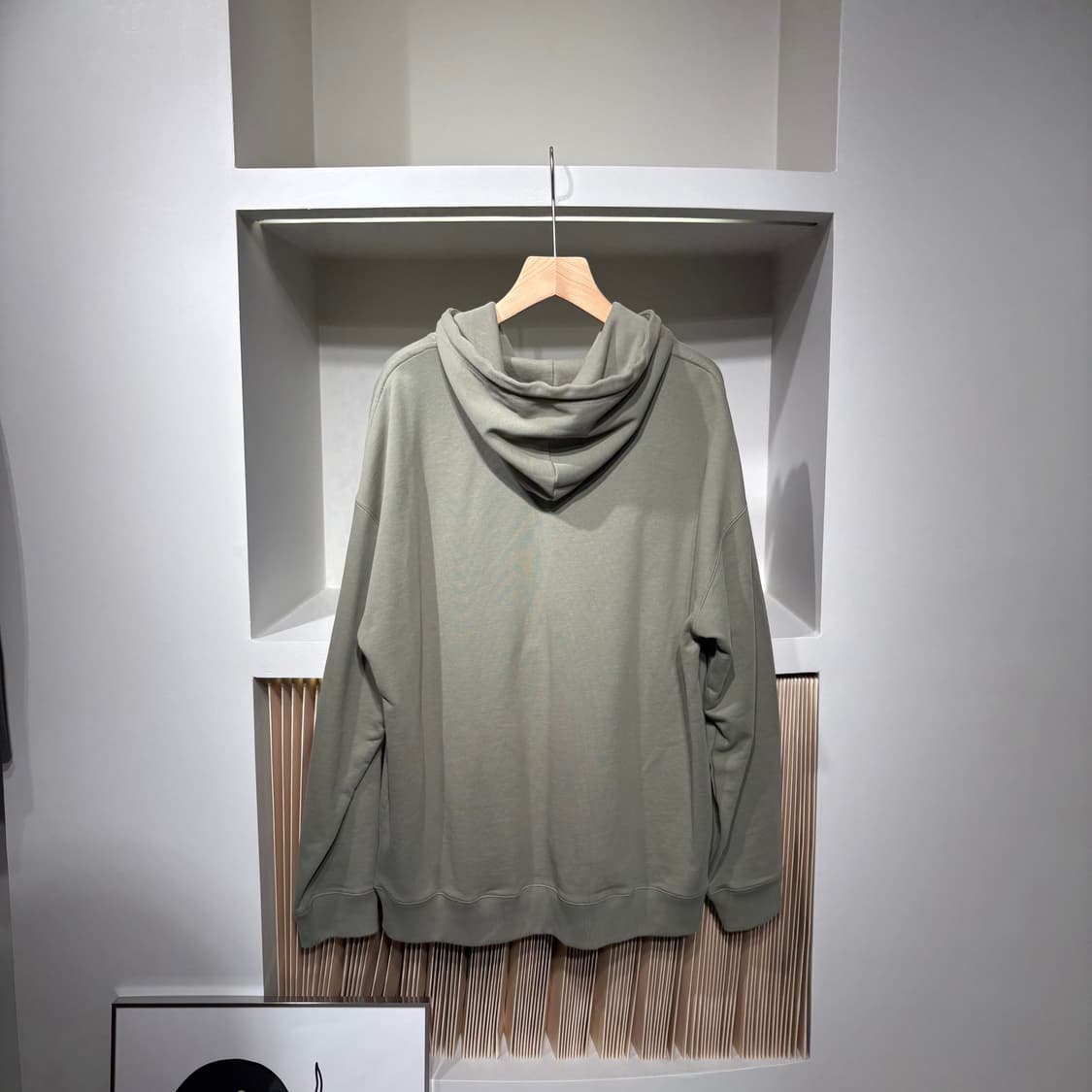 2XL / 로에베 아나그램 레더 패치 후드티 상품이미지2