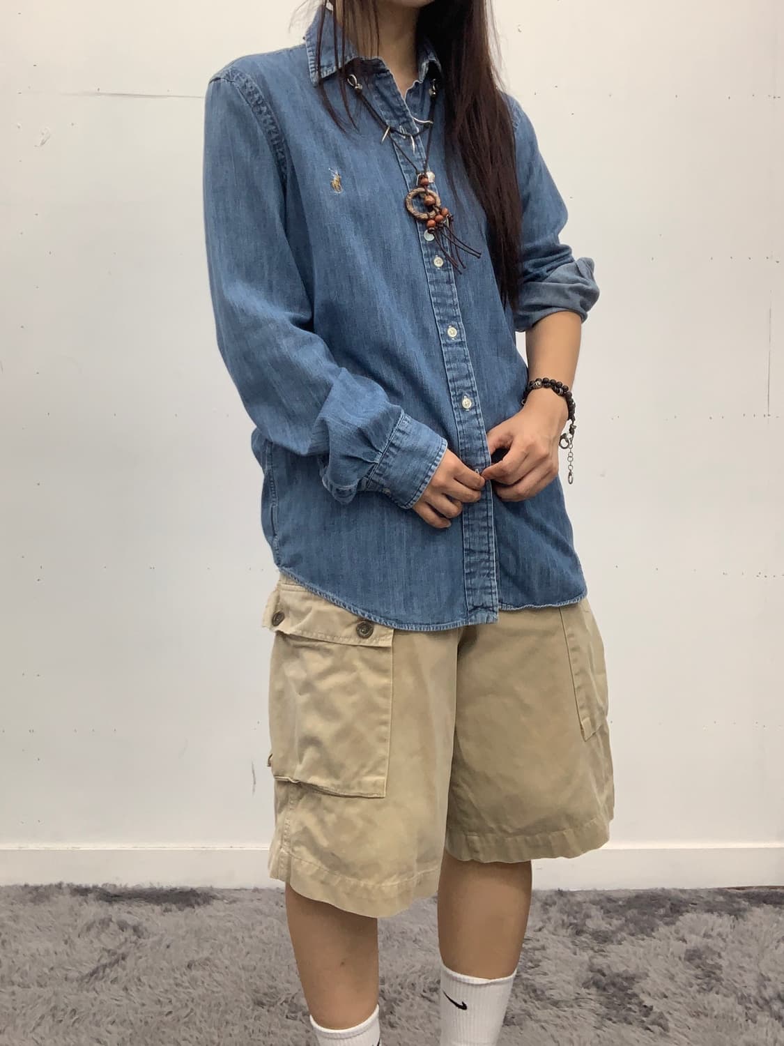 폴로 데님 셔츠 상품이미지1
