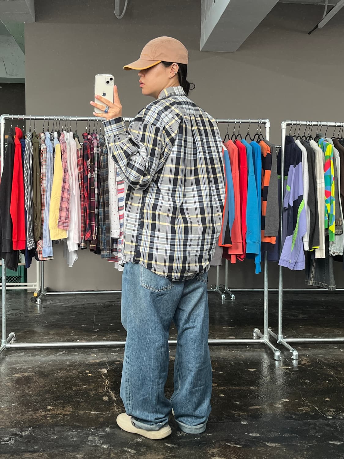 노티카 체크 긴팔 셔츠 상품이미지6