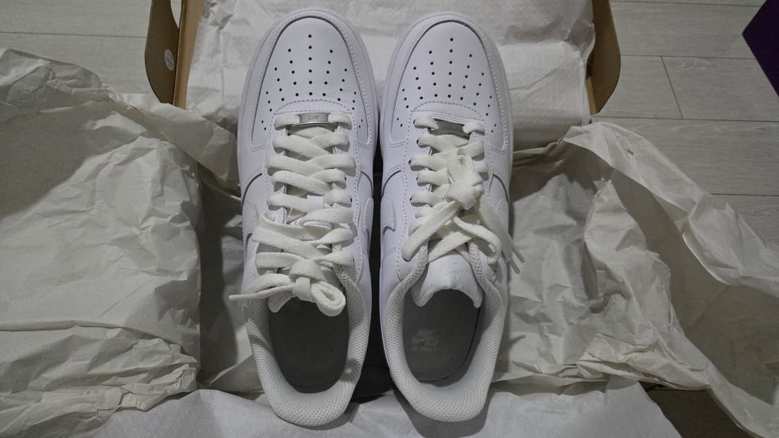 나이키 에어포스1 로우 화이트 상품이미지2