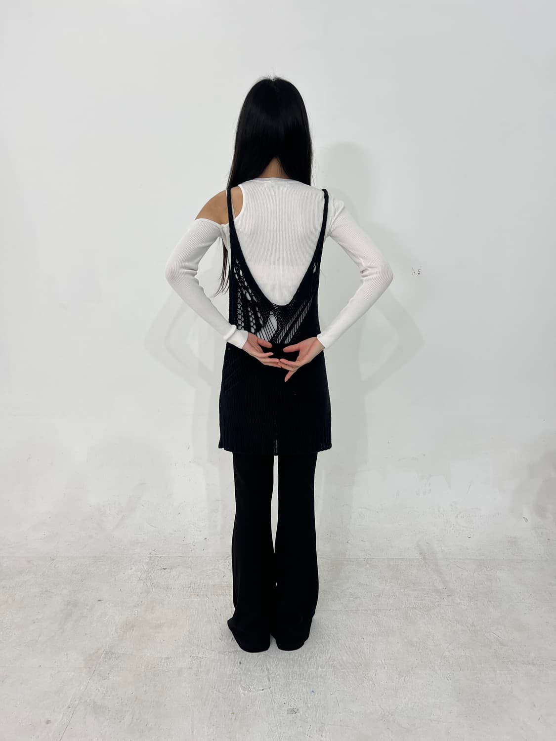 Diesel net sleeveless long knit 상품이미지4