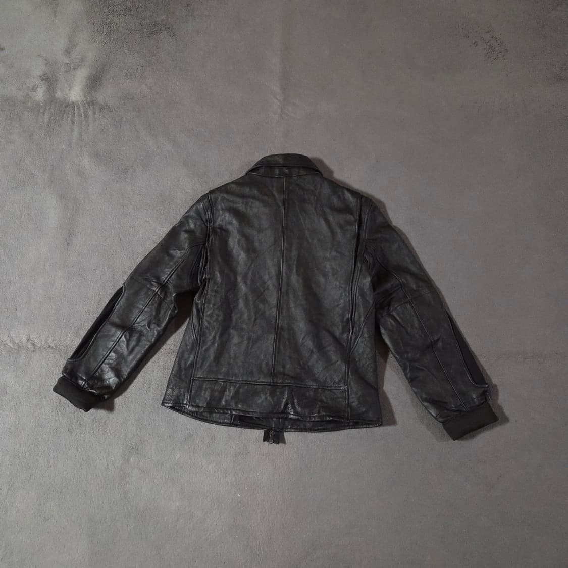 헬무트랭 아카이브 아시메트릭 바이커 램스킨 레더 크롭 자켓 44-55 상품이미지4