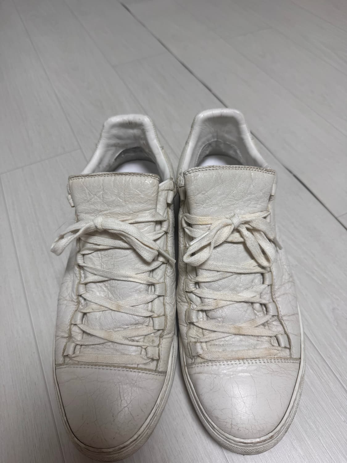 발렌시아가 아레나 화이트 스니커즈(42) 상품이미지1