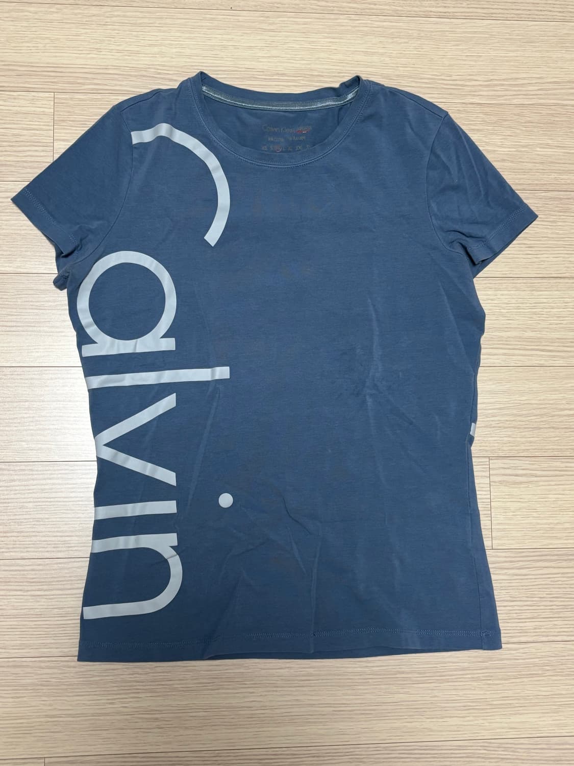 캘빈클라인 반팔 티셔츠 블루 상품이미지1