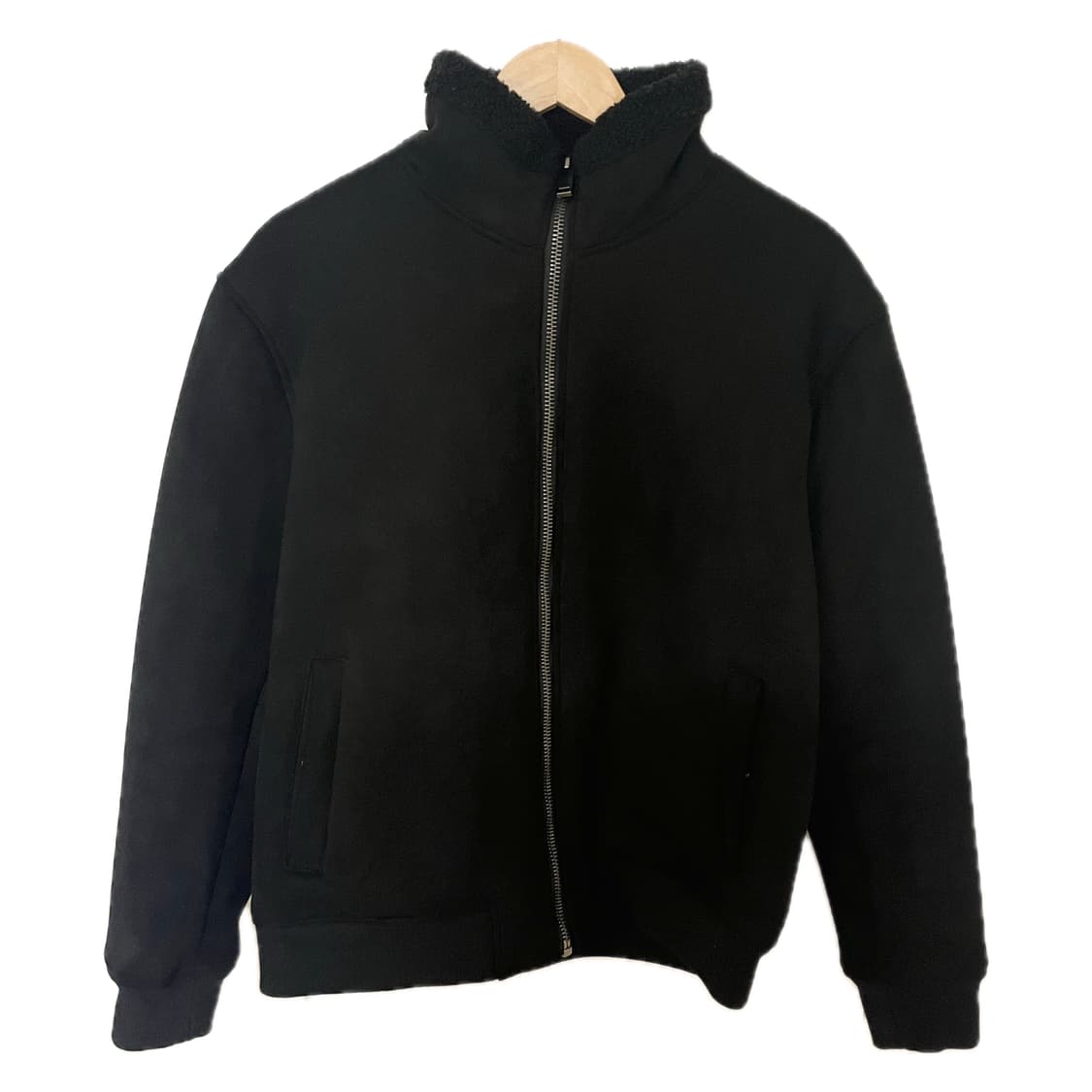 zara 스웨이드 양털 봄버 자켓 상품이미지1